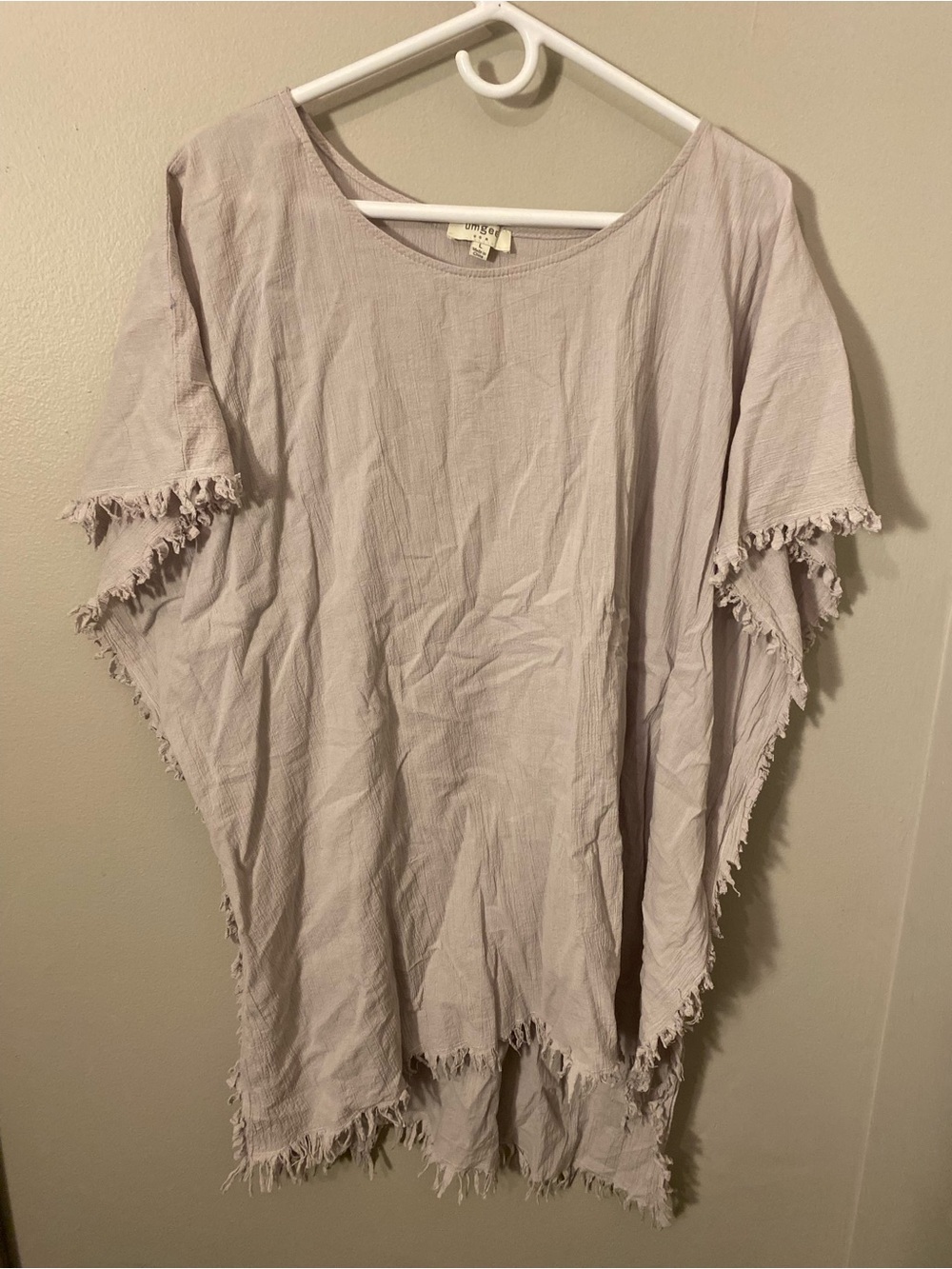 Umgee light purple/gray coverup Large excellent condition